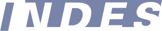 Logo van het bedrijf INDES.